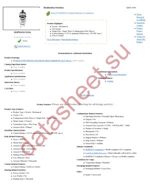 MSPM101CS104 datasheet  